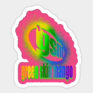 GreenSkinMango GSM PRIDE 2020 Graffiti Logo ‘92 Sticker